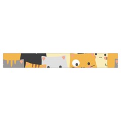 Seamless Pattern Cute Cat Cartoons Make Up Case (Small) from ArtsNow.com Zipper Tape Front