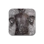 Han Solo In Carbonite Rubber Square Coaster (4 pack)