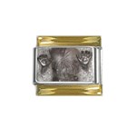 Han Solo In Carbonite Gold Trim Italian Charm (9mm)