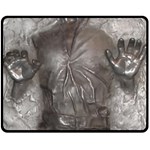 Han Solo In Carbonite Fleece Blanket (Medium)