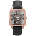 Han Solo In Carbonite Rose Gold Leather Watch 