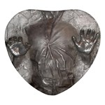 Han Solo In Carbonite Heart Glass Fridge Magnet (4 pack)