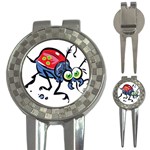Bug Black Insect Animal 3-in-1 Golf Divots