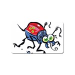 Bug Black Insect Animal Magnet (Name Card)
