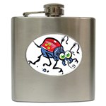 Bug Black Insect Animal Hip Flask (6 oz)