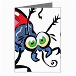 Bug Black Insect Animal Greeting Cards (Pkg of 8)