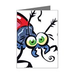 Bug Black Insect Animal Mini Greeting Card