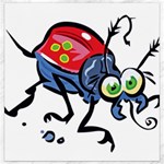 Bug Black Insect Animal Canvas 16  x 16 