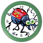 Bug Black Insect Animal Color Wall Clock