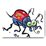 Bug Black Insect Animal Large Doormat