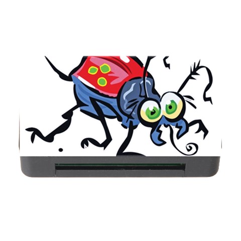 Bug Black Insect Animal Memory Card Reader with CF from ArtsNow.com Front