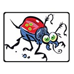 Bug Black Insect Animal Two Sides Fleece Blanket (Small)