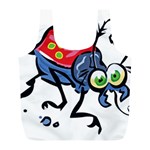 Bug Black Insect Animal Full Print Recycle Bag (L)