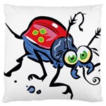 Bug Black Insect Animal Standard Premium Plush Fleece Cushion Case (Two Sides)