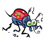 Bug Black Insect Animal Two Sides Premium Plush Fleece Blanket (Mini)