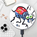 Bug Black Insect Animal Wireless Fast Charger(White)