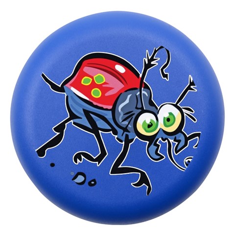 Bug Black Insect Animal Dento Box with Mirror from ArtsNow.com Front