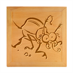 Bug Black Insect Animal Wood Photo Frame Cube
