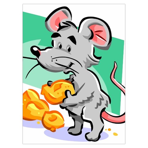 Mouse Cheese Tail Rat Mice Hole Playing Cards Single Design (Rectangle) with Custom Box from ArtsNow.com Card
