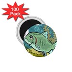 Fish Hook Worm Bait Water Hobby 1.75  Magnets (100 pack) 