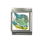 Fish Hook Worm Bait Water Hobby Italian Charm (13mm)