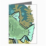 Fish Hook Worm Bait Water Hobby Greeting Cards (Pkg of 8)