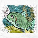 Fish Hook Worm Bait Water Hobby Rectangular Jigsaw Puzzl