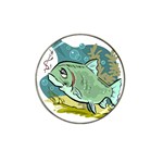 Fish Hook Worm Bait Water Hobby Hat Clip Ball Marker (10 pack)