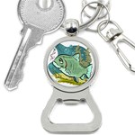Fish Hook Worm Bait Water Hobby Bottle Opener Key Chain