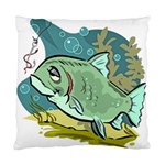 Fish Hook Worm Bait Water Hobby Standard Cushion Case (One Side)