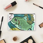 Fish Hook Worm Bait Water Hobby Cosmetic Bag (Small)