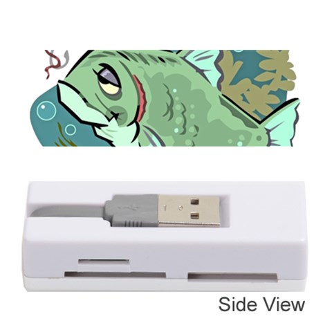 Fish Hook Worm Bait Water Hobby Memory Card Reader (Stick) from ArtsNow.com Front