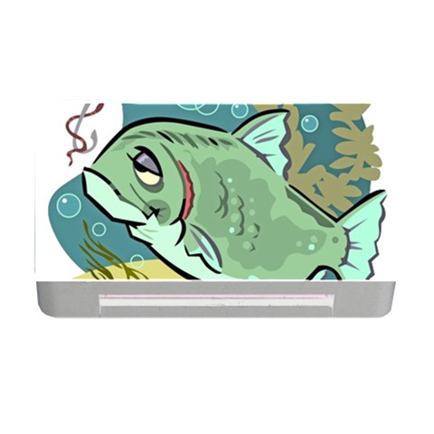 Fish Hook Worm Bait Water Hobby Memory Card Reader with CF from ArtsNow.com Front