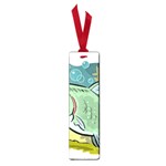 Fish Hook Worm Bait Water Hobby Small Book Marks