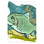 Fish Hook Worm Bait Water Hobby Removable Flap Cover (S)