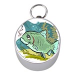 Fish Hook Worm Bait Water Hobby Mini Silver Compasses