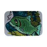 Fish Hook Worm Bait Water Hobby Open Lid Metal Box (Silver)  