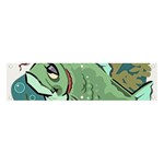 Fish Hook Worm Bait Water Hobby Banner and Sign 4  x 1 