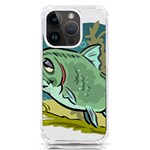 Fish Hook Worm Bait Water Hobby iPhone 14 Pro TPU UV Print Case