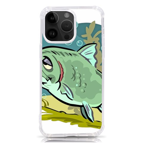 Fish Hook Worm Bait Water Hobby iPhone 14 Pro Max TPU UV Print Case from ArtsNow.com Front
