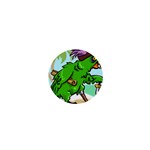 Parrot Hat Cartoon Captain 1  Mini Magnets