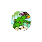 Parrot Hat Cartoon Captain Golf Ball Marker (10 pack)