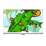 Parrot Hat Cartoon Captain Business Card Holder