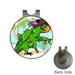 Parrot Hat Cartoon Captain Hat Clips with Golf Markers