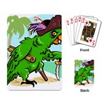 Parrot Hat Cartoon Captain Playing Cards Single Design (Rectangle)
