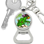 Parrot Hat Cartoon Captain Bottle Opener Key Chain