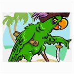 Parrot Hat Cartoon Captain Large Glasses Cloth