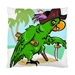 Parrot Hat Cartoon Captain Standard Cushion Case (Two Sides)