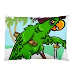 Parrot Hat Cartoon Captain Pillow Case