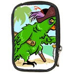 Parrot Hat Cartoon Captain Compact Camera Leather Case